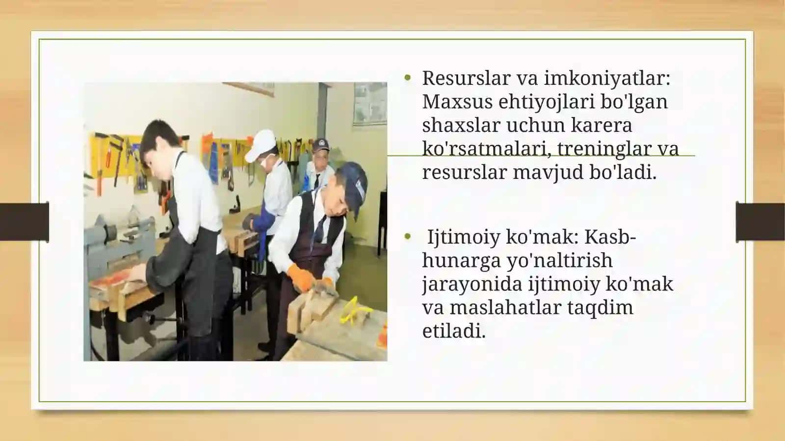 Umumiy o‘rta ta’lim maktablari faoliyatida o‘quvchilarni hayotga tayyorlash va kasb tanlashga yo‘naltirish 4