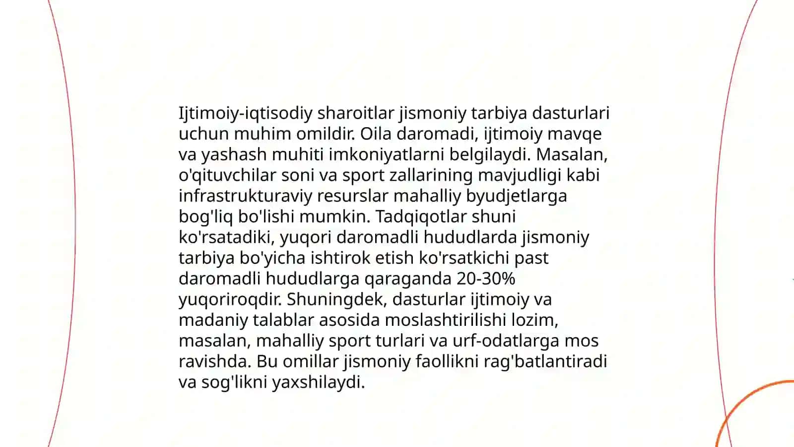 Maxsus guruhlar uchun moslashtirilgan jismoniy tarbiya dasturlari 4