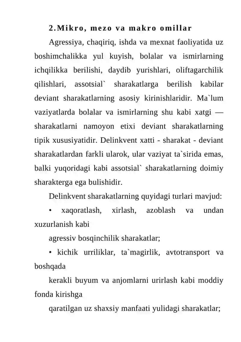 Ijtimoiylashuvga ta'sir etuvchi omillar 4
