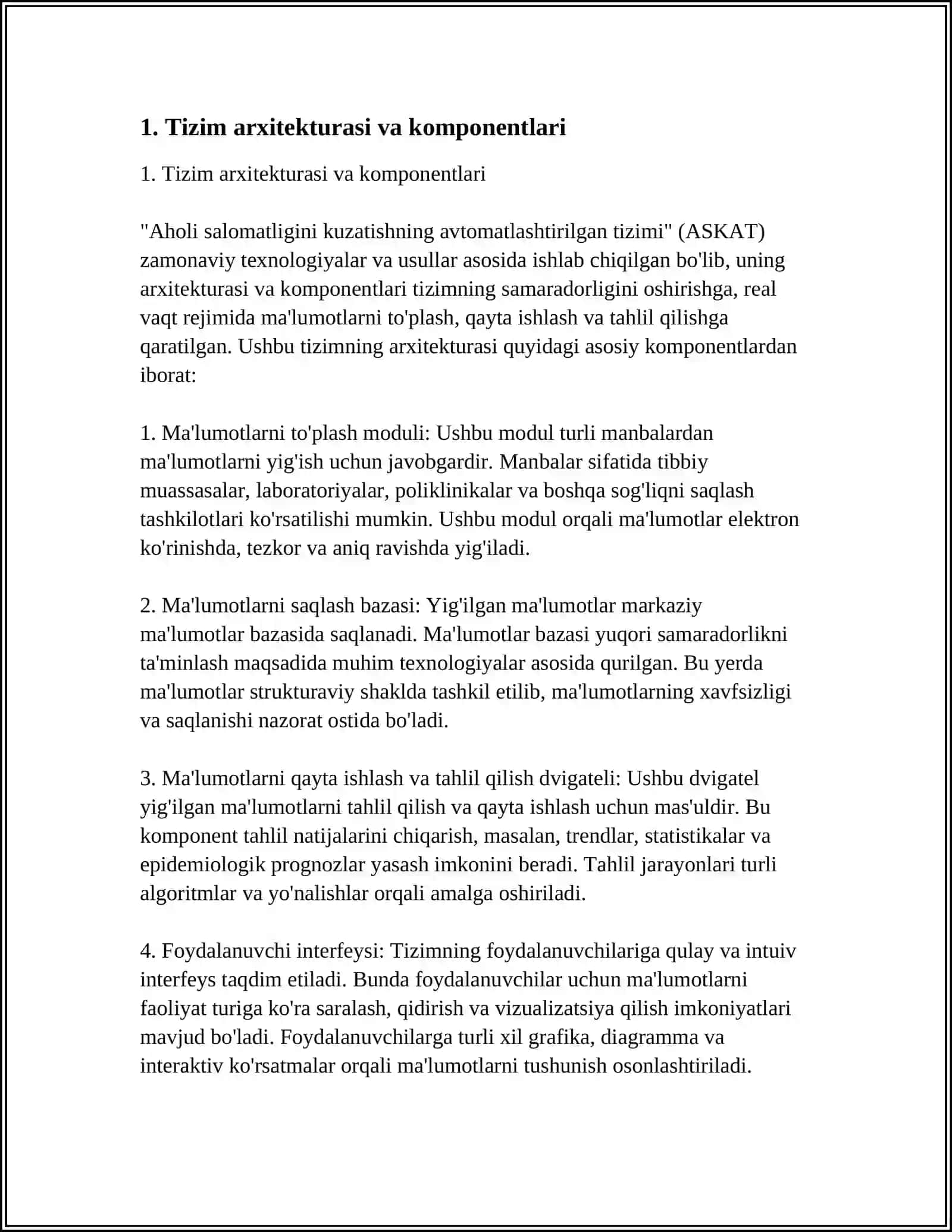 Aholi salomatligini kuzatishning avtomatlashtirilgan tizimi 4