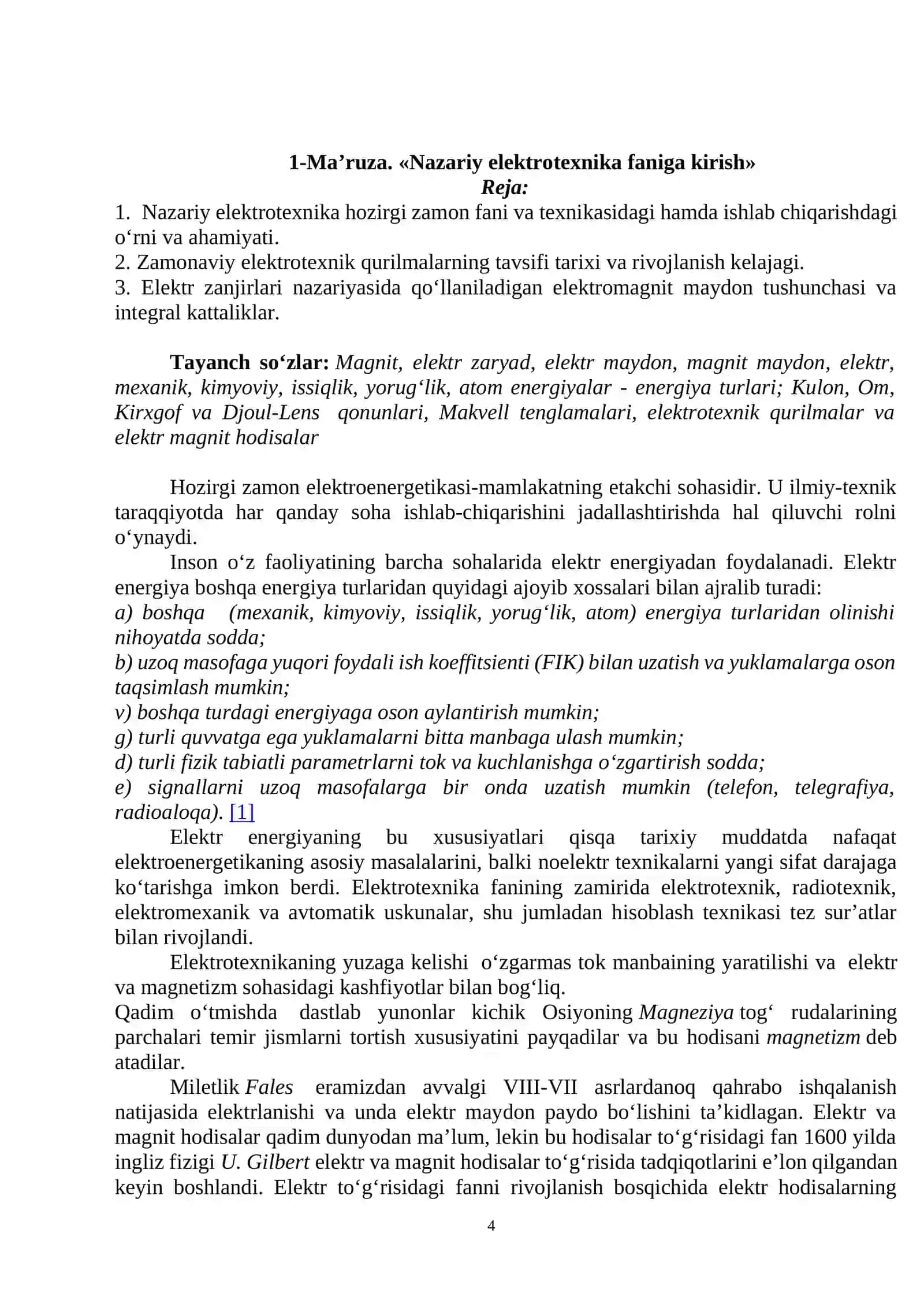 Energetika muhandisligi 4