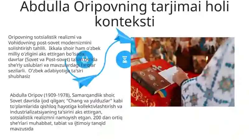 Abdulla Oripov, Erkin Vohidov she'riy toʻplamlari tahlili 4