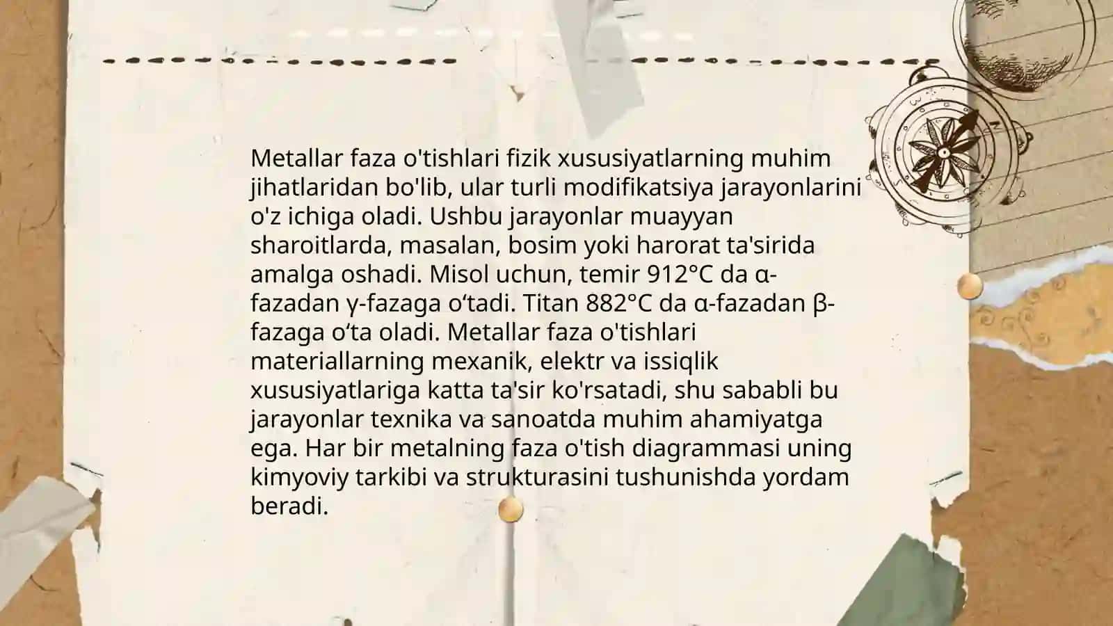 Metallarning fizik, mexanik va texnologik xossalari 4