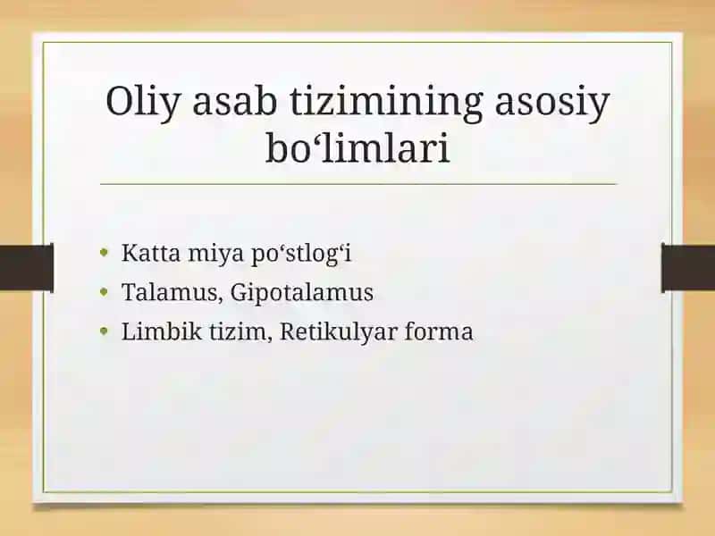 Asab tizimi 4