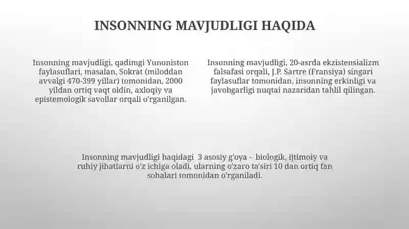 Inson falsafasi - falsafiy antropologiya 4