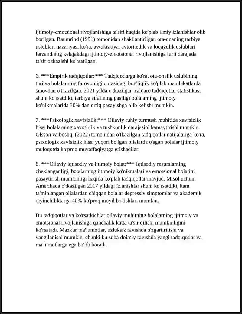 OILADAGI RUHIY MUHITNING BOLA TA'LIM TARBIYASIDAGI TASIRI 4
