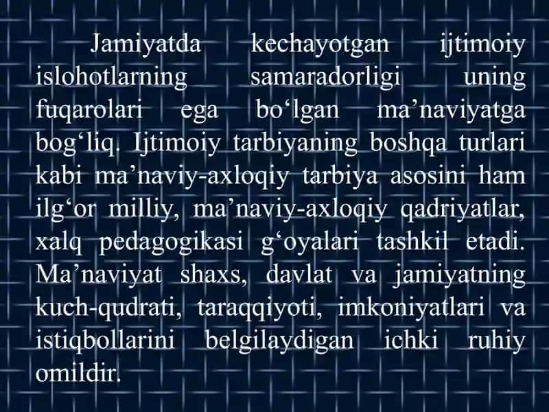 O’quvchilarni ma’naviy-ahloqiy tarbiyalash 4