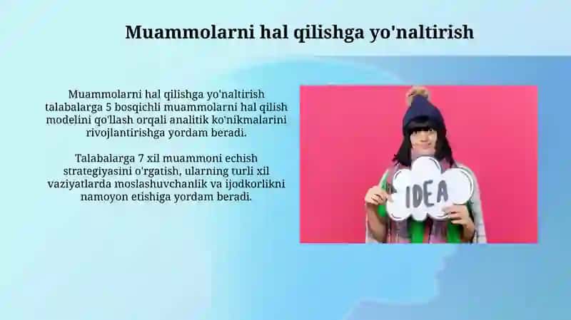 Ijodiy fikrlashni rivojlantirish yo‘llari 4