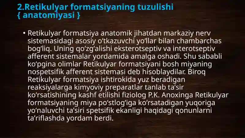 Retikulyar formatsiya va funksiyalari 4