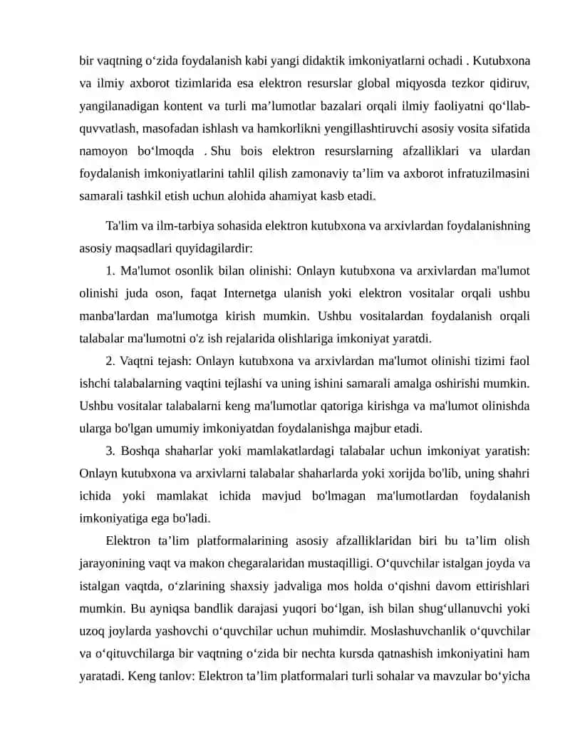 Elektron kutubxonalar va arxivlar bilan ishlash 4