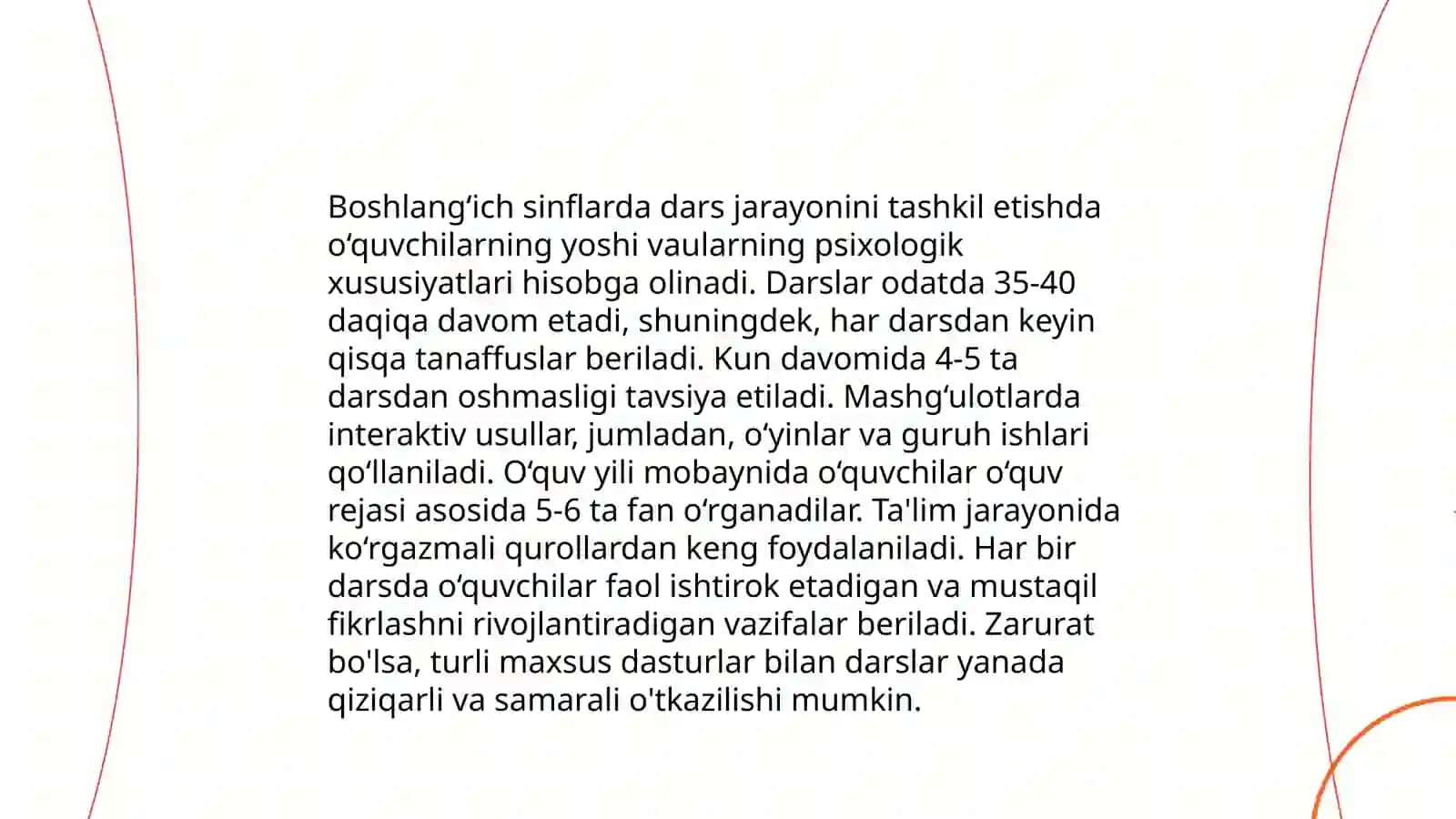 Boshlangʻich ta'lim pedogogikasi haqida umumiy tushuncha 4
