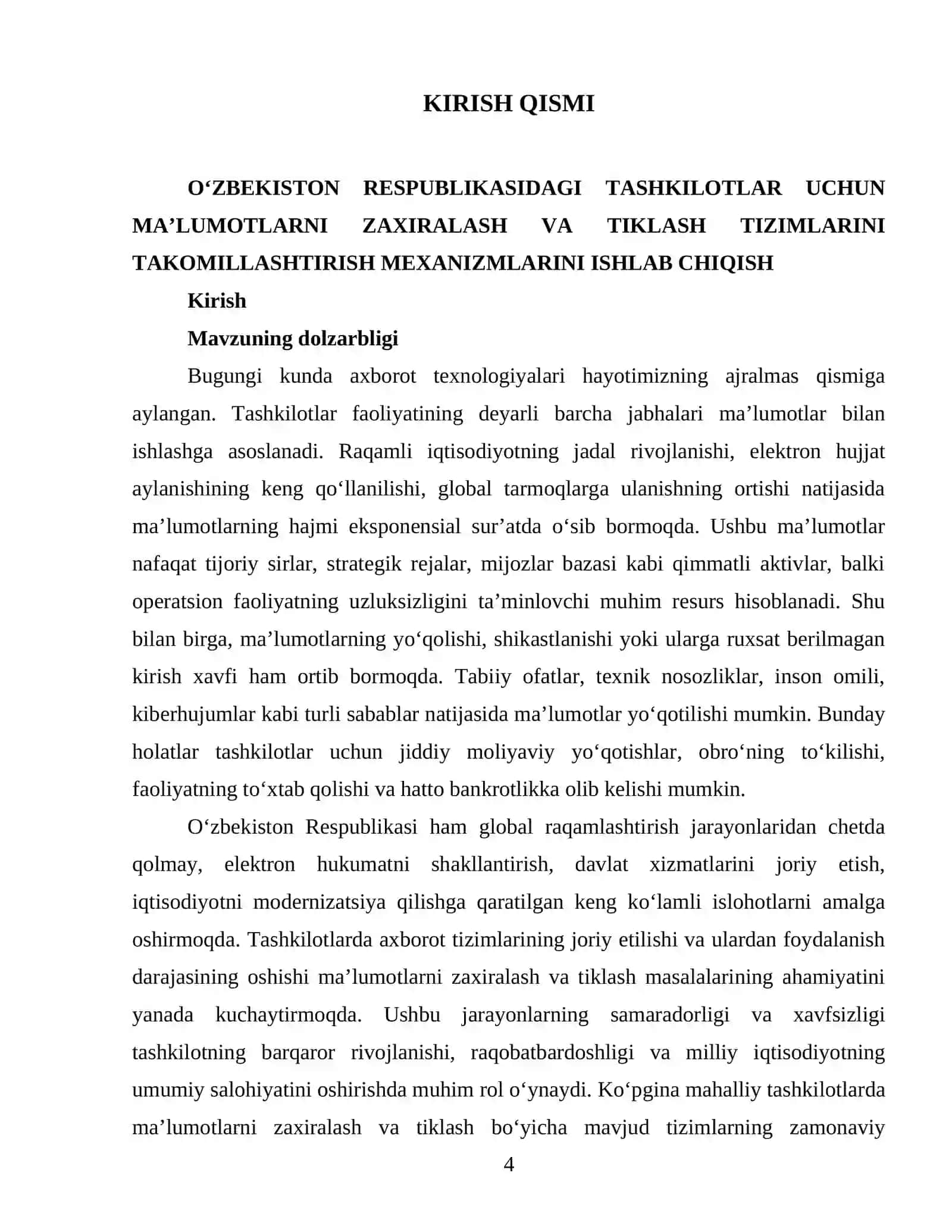 Malumotlarni zaxiralash va tiklash 4