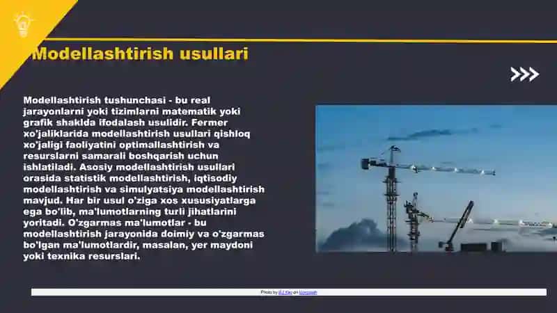 Fermer xo’jaliklarining iqtisodiy rivojlanish ko’rsatkichlarini modellashtirish 4