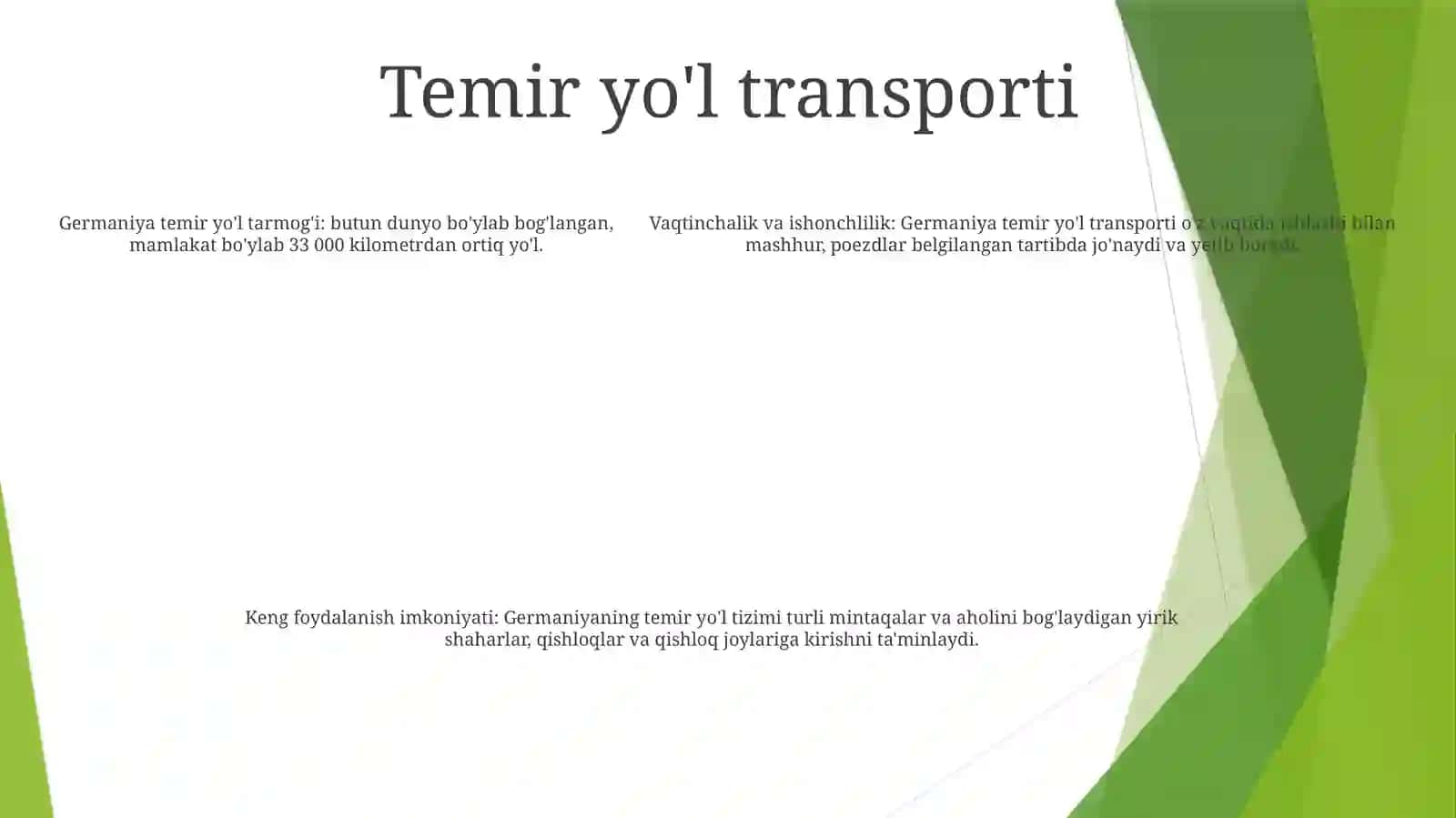 Germaniyada Transport Xizmatlari 4