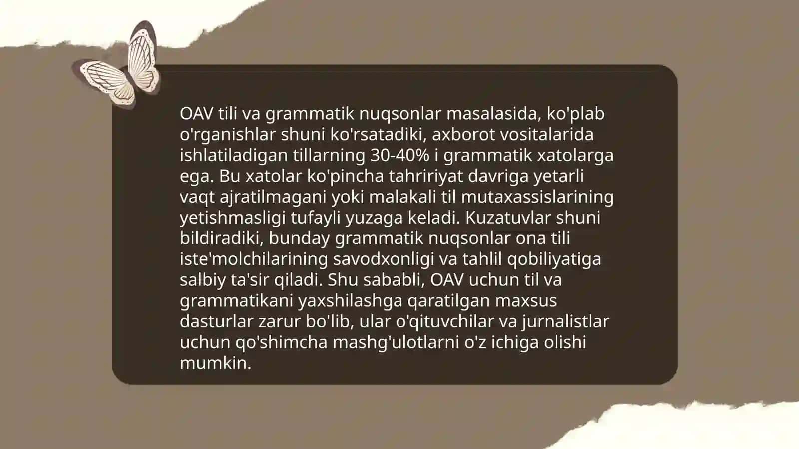 OAV tili va undagi uslubiy xatolar tahlili 4