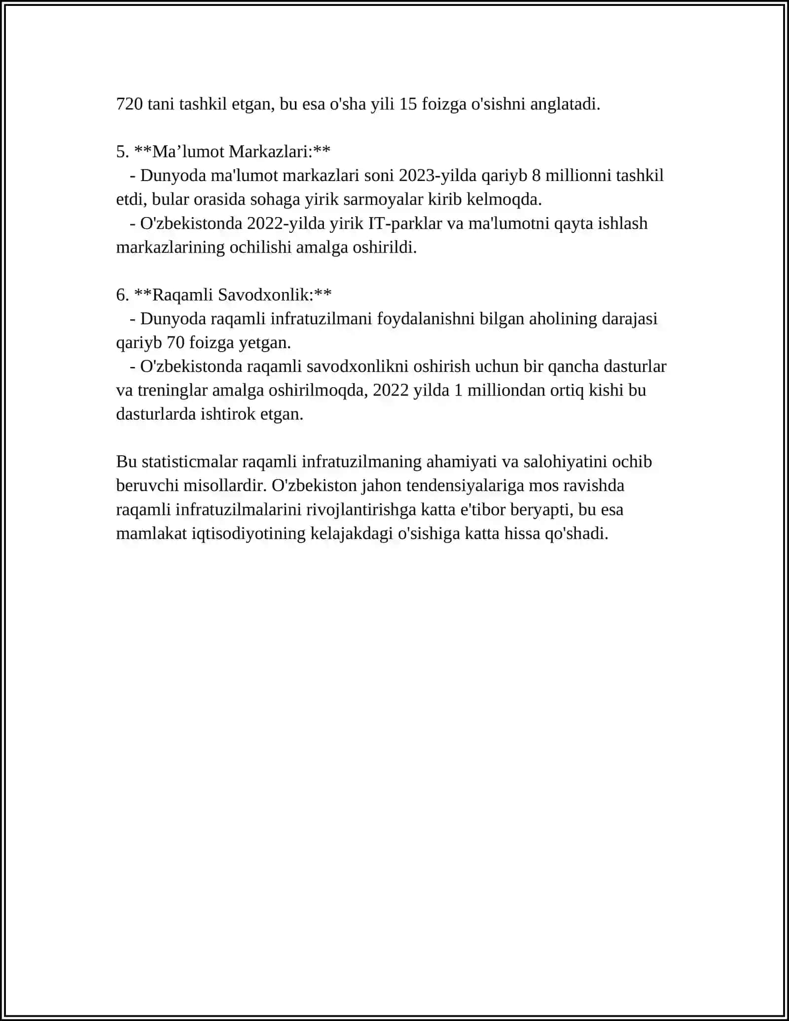 RAQAMLI O'ZBEKISTON 2030 STRATEGIYASI 4