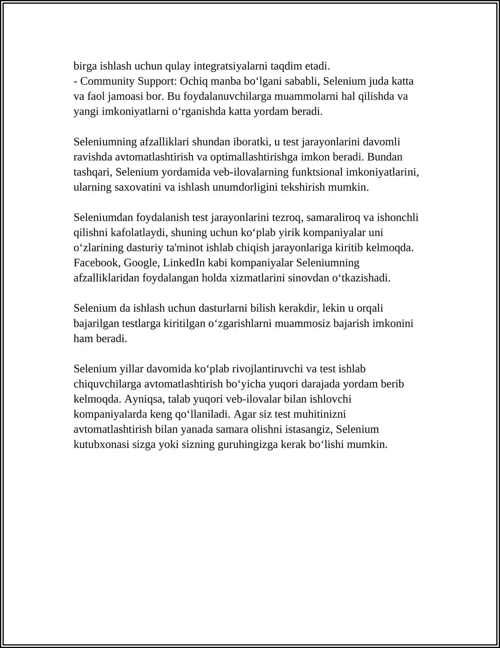 PYTHONDA SELENIUM KUTUBXONASI 4
