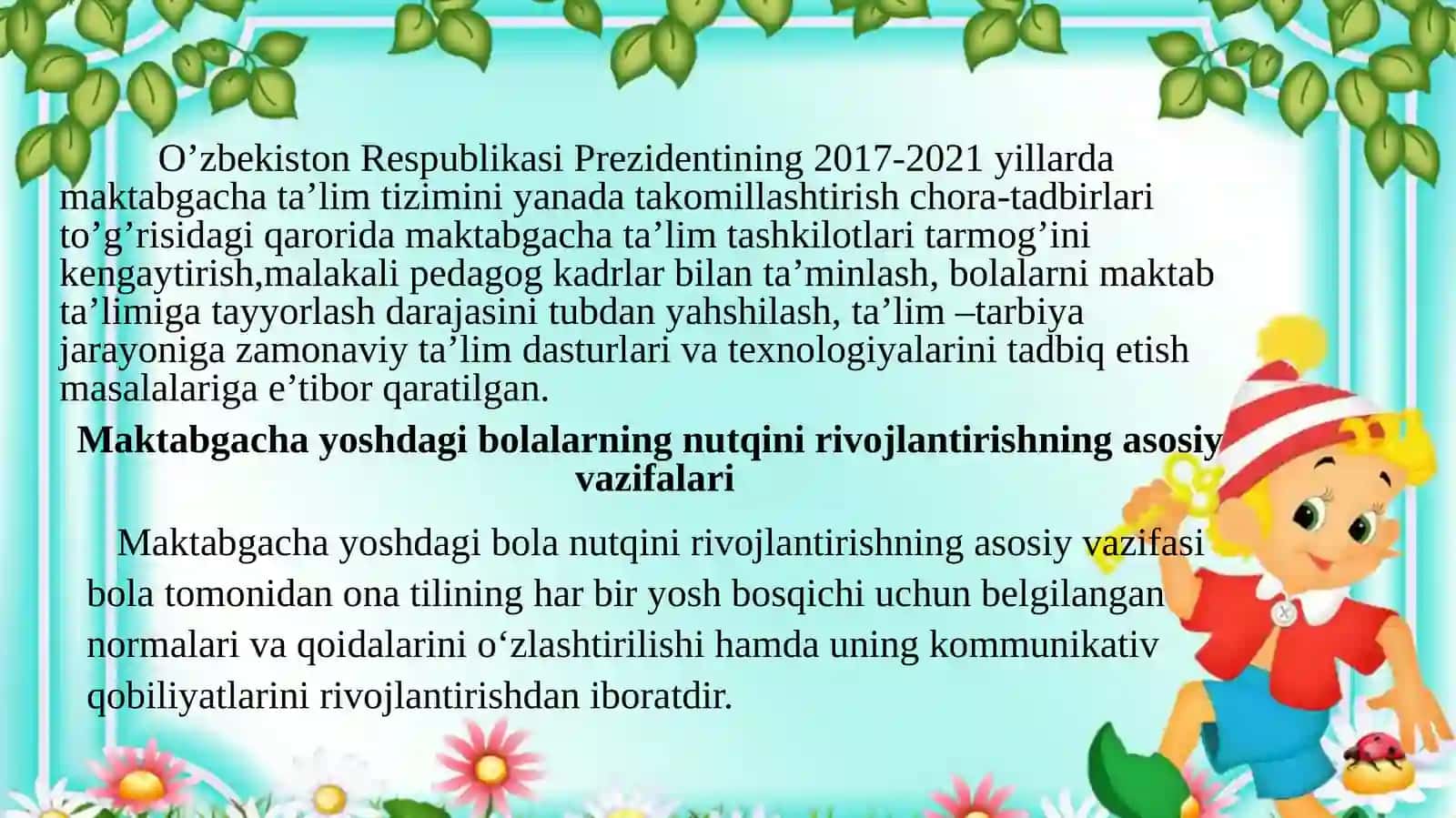 Bolalarni Nutqini O‘stirish Fanining Maqsad va Vazifalari 4