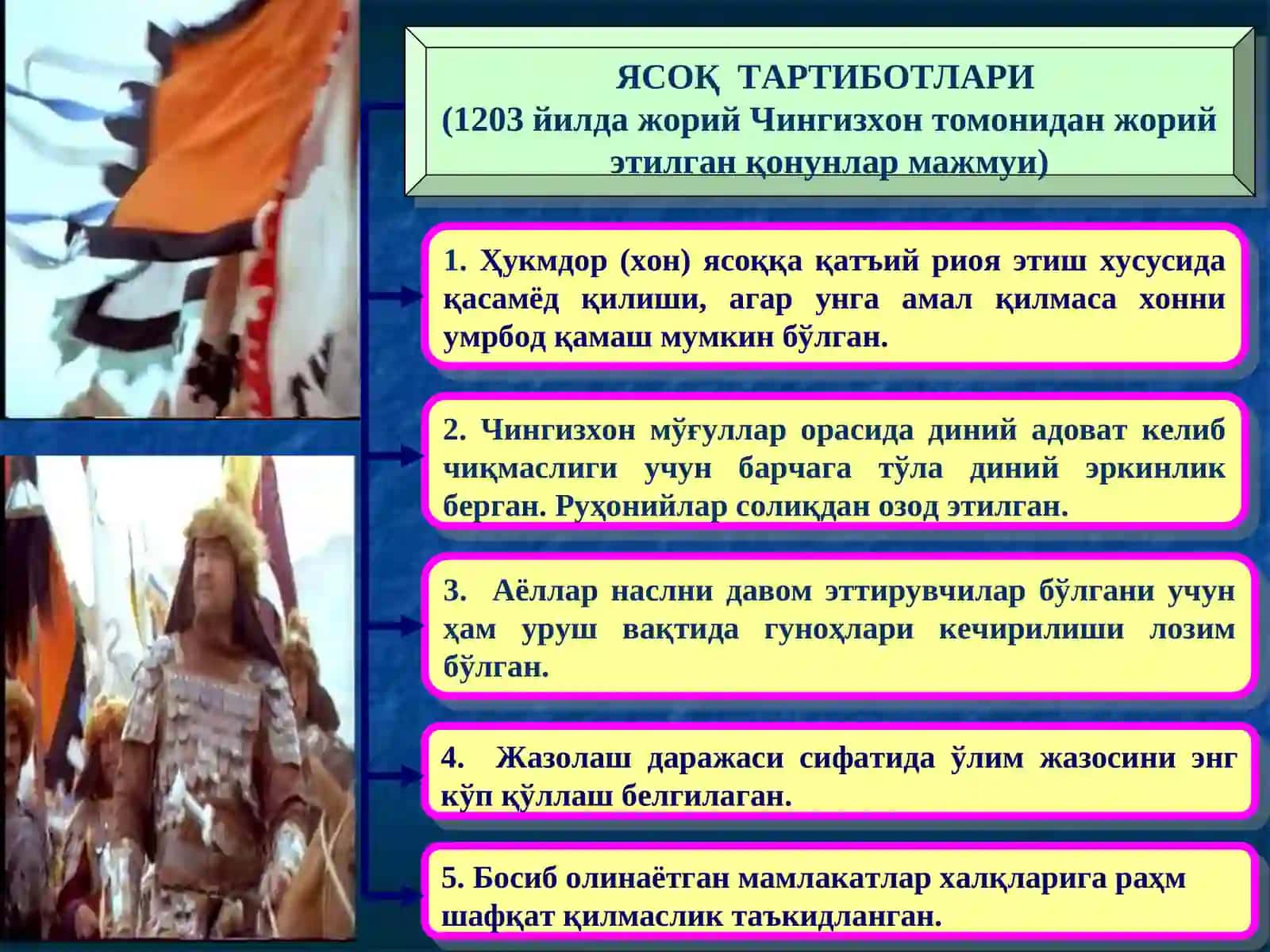 Мўғуллар истилоси ва зулмига қарши кураш 4