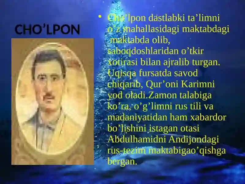Abdulhamid Sulaymon O’g’li Cho’lpon (1897-1938) 4