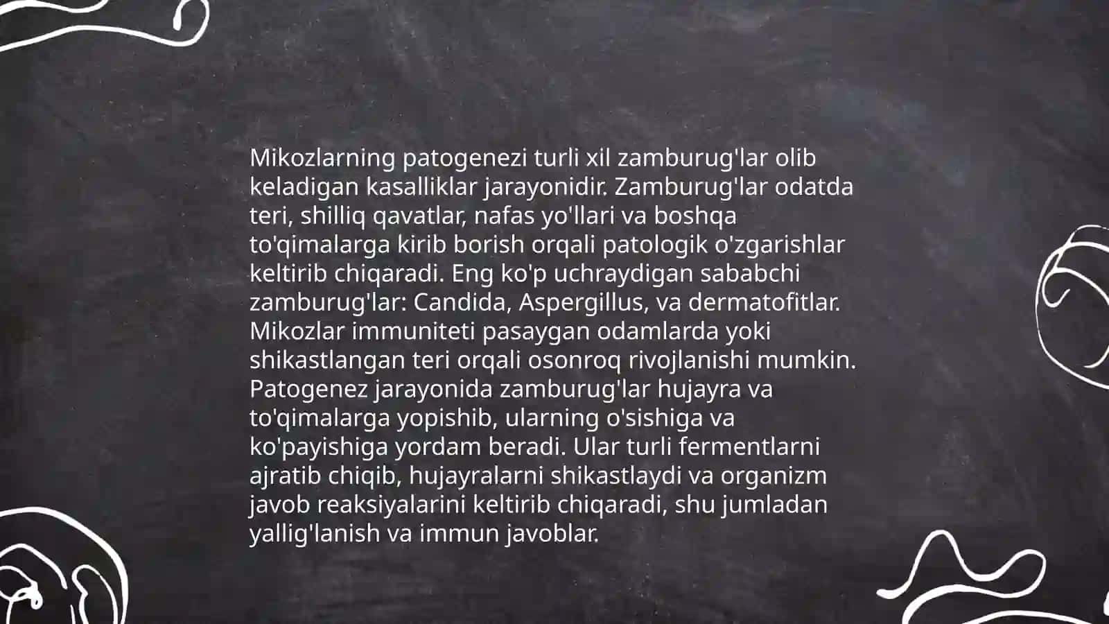 Mikoz va mikotaksikozlar patomorfologiyasi 4