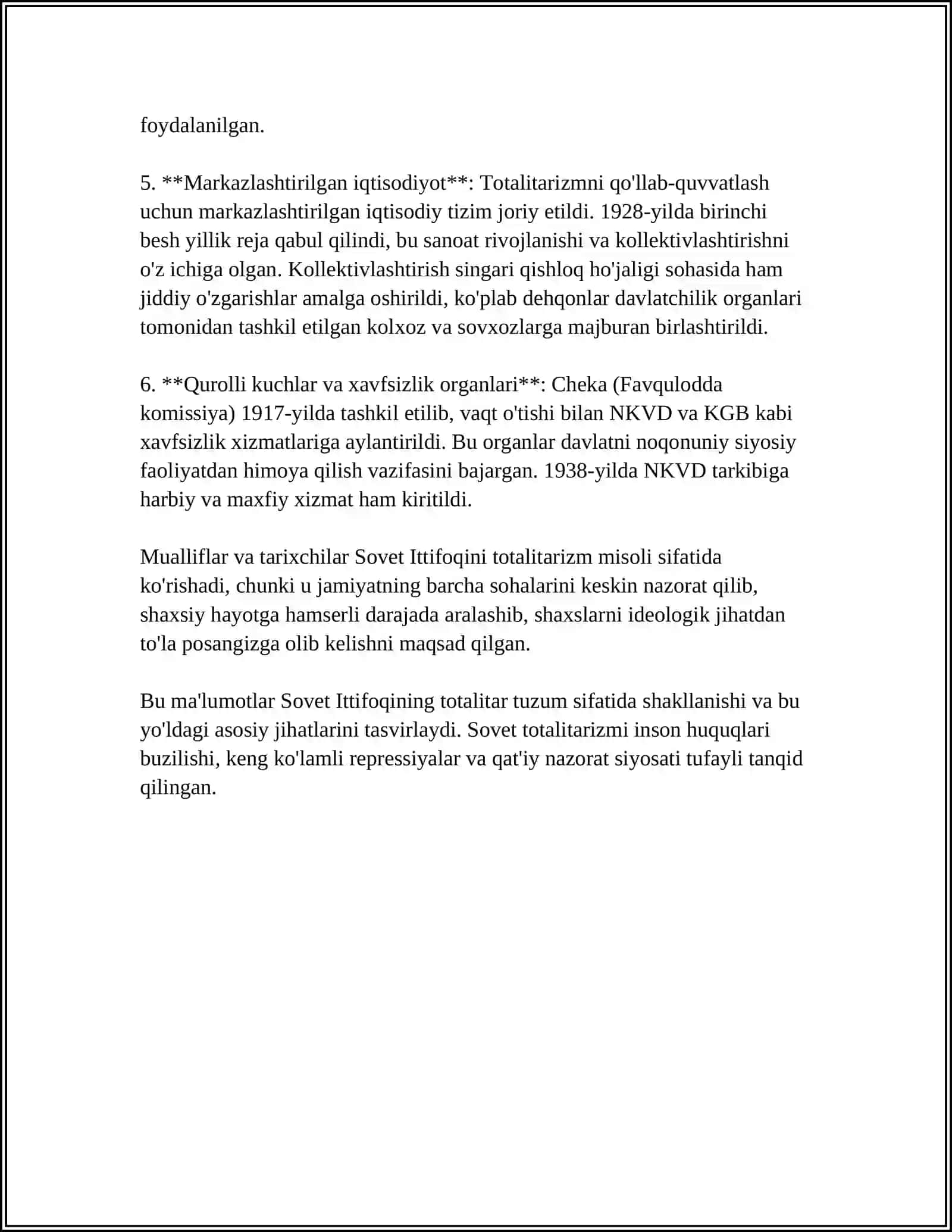 SOVET TOTALITAR TUZUM HUQUQLARINI INKOR ETISH NAMUNASI 4
