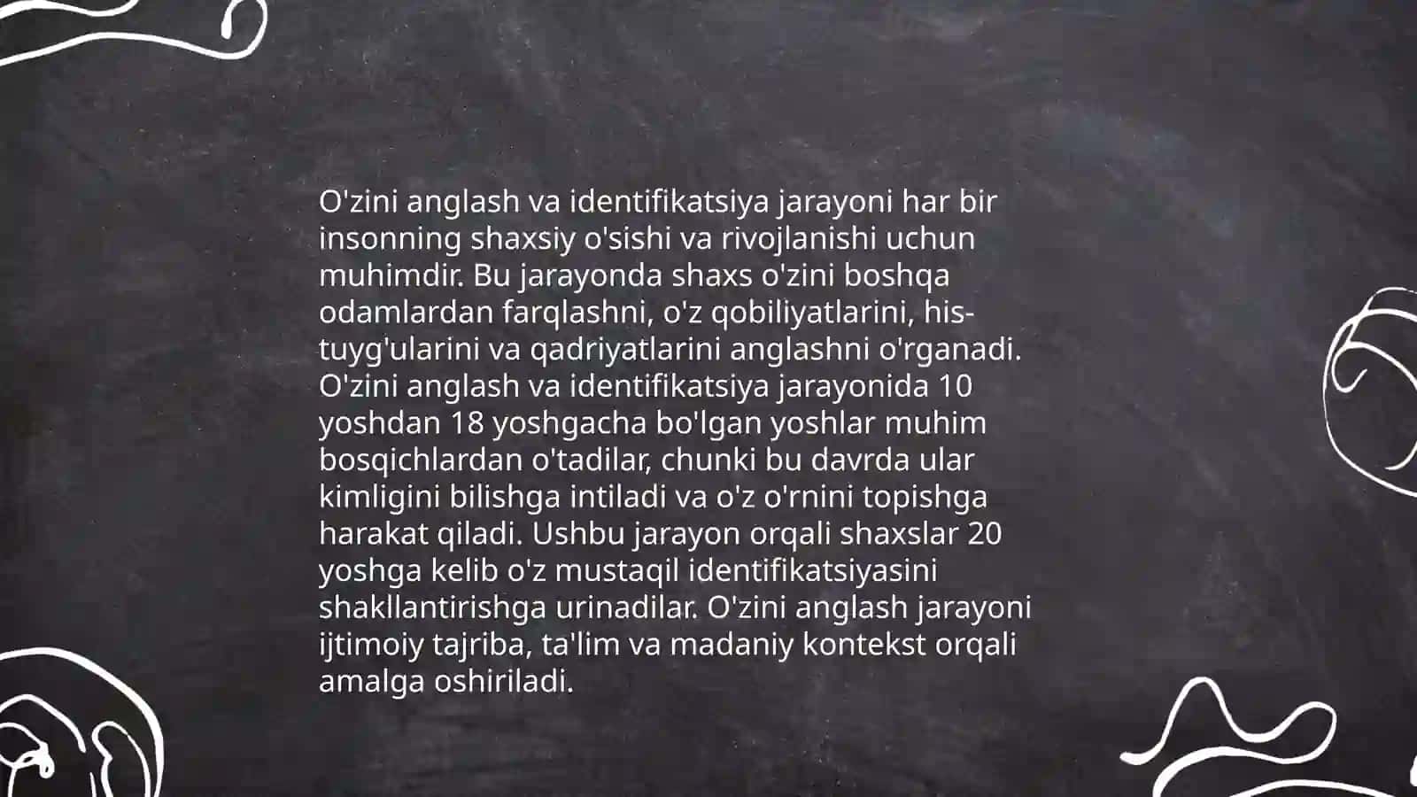 Shaxsiy o'sish va rivojlanish 4