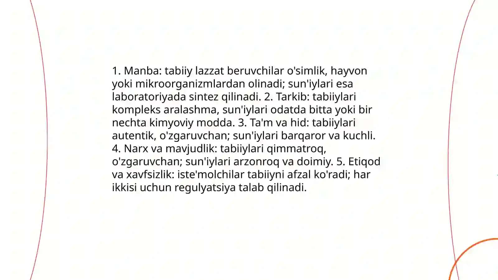 Tabiiy lazzat beruvchilar 4