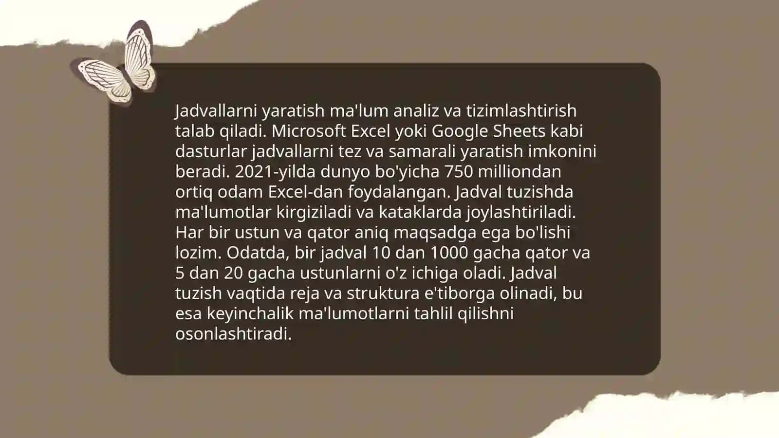 Ma'lumotlar bazasini loyihalash 4
