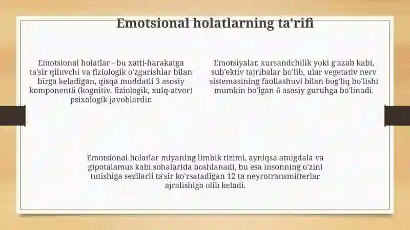 Emotsional holatlarda ma'naviy va axloqiy xislarning o‘rni 4