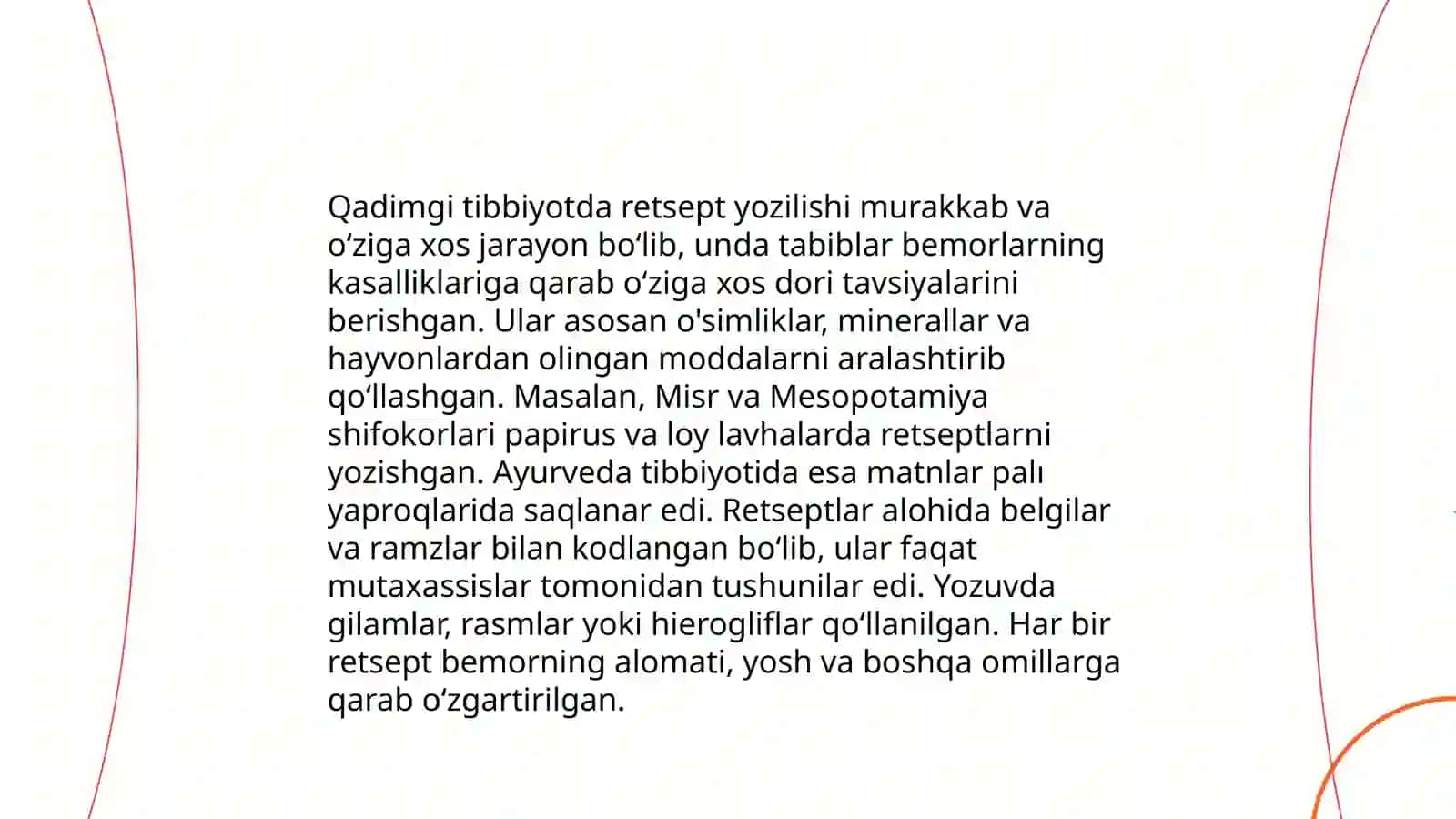 Farmatsevtikada retsept tarixi 4