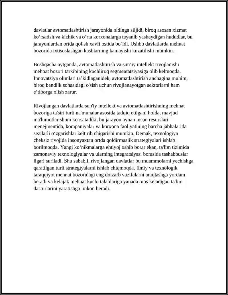 Rivojlangan Davlatlarda Bolayotgan Jiddiy Ozgarishlar Mamlakat Iqtisodiyotiga Tasiri 4