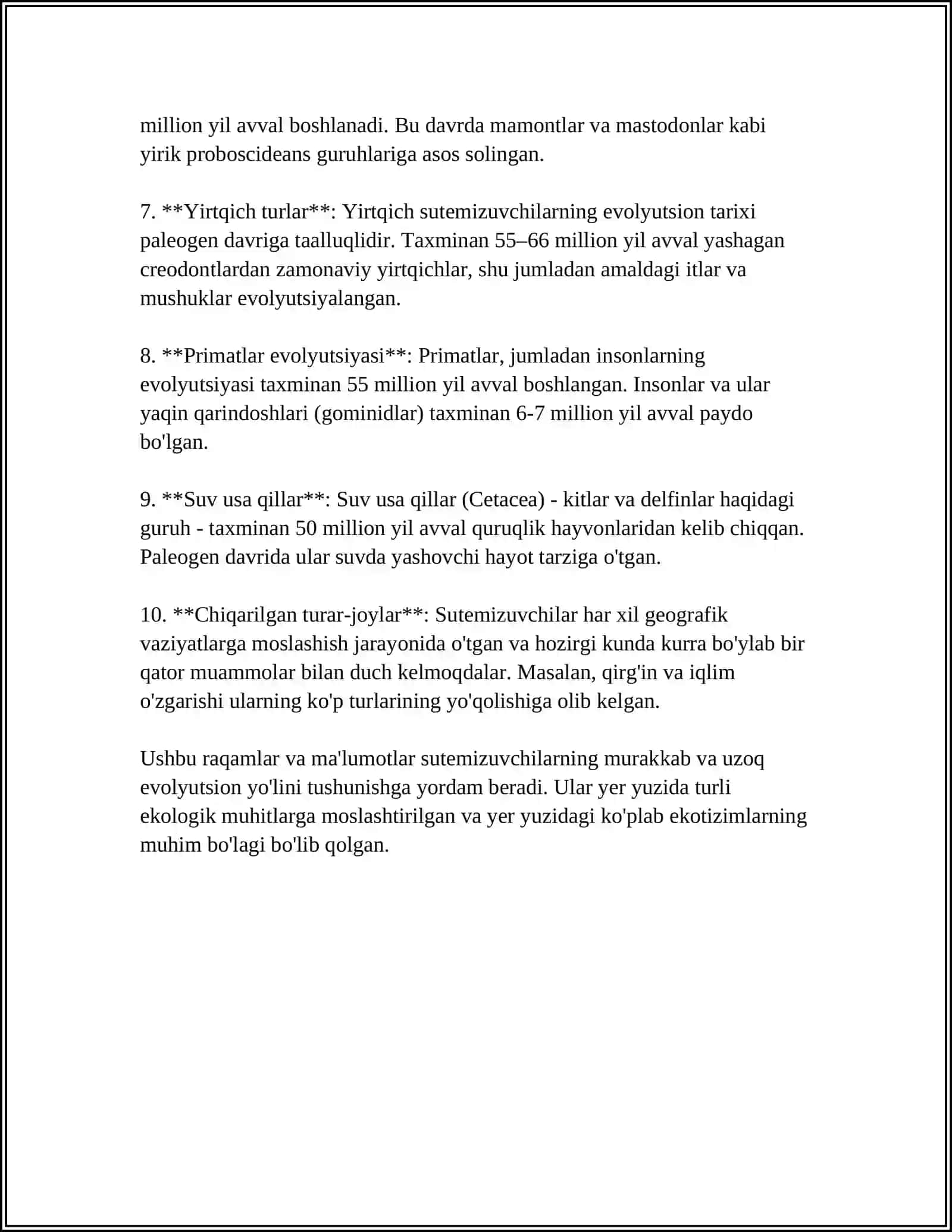 SUTEMIZUVCHILARNING SISTEMATIKASI VA KELIB CHIQISHI 4