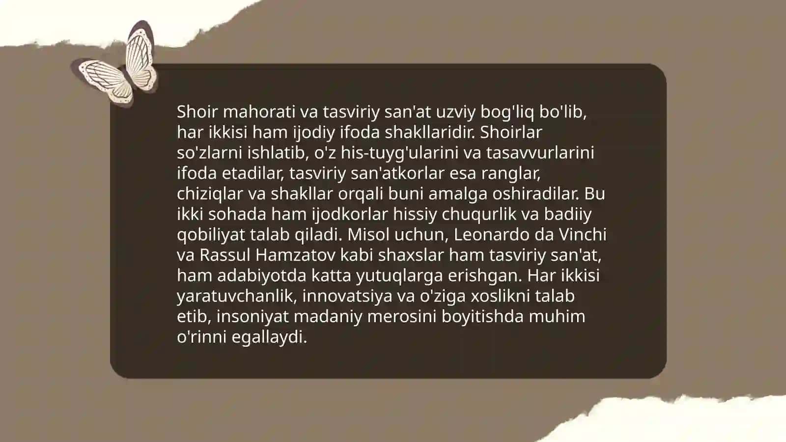 Õrik Gullaganda (Hamid Olimjon) she'ri 4