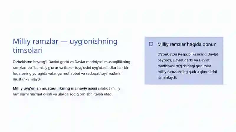 Milliy ong va milliy uygʻonish jarayonlari 4
