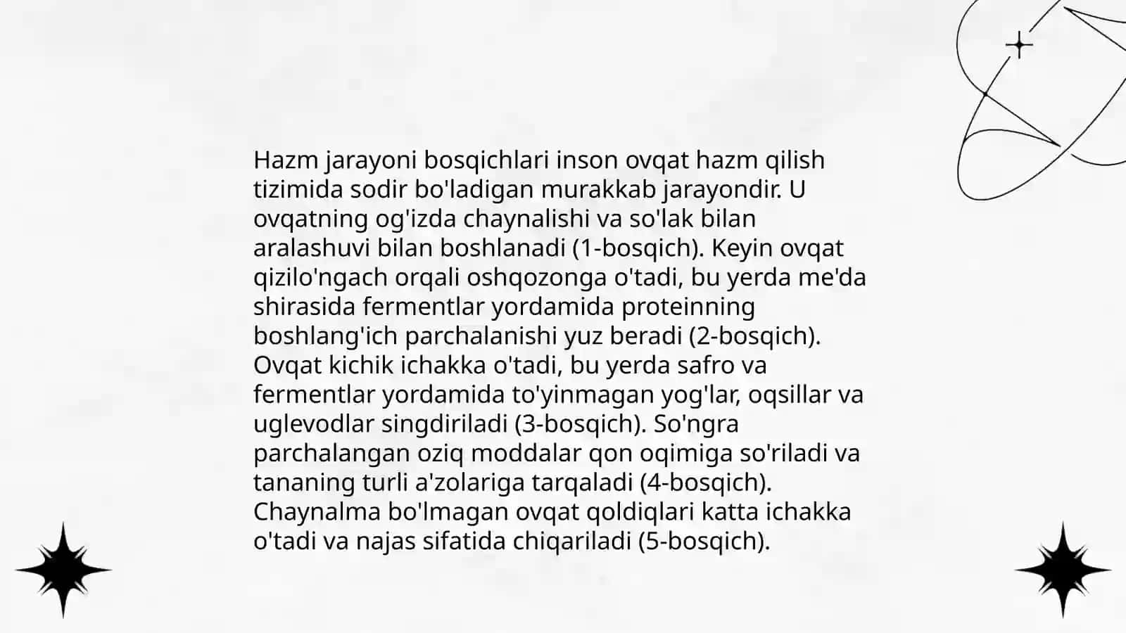 Hazm tizimi faoliyatinin o'rganishning yangi usullan 4