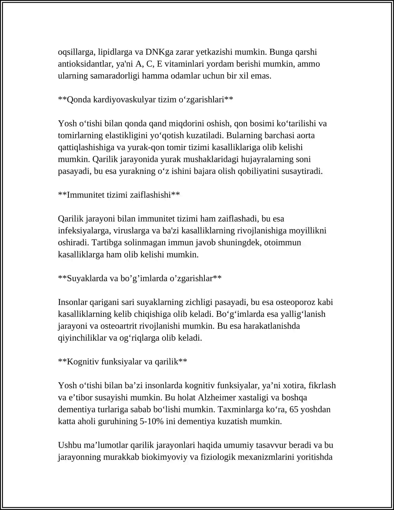 KEKSA BEMOR PARVARISHI.KEKSA ORGANEZIM FEZALOGIYASI 4