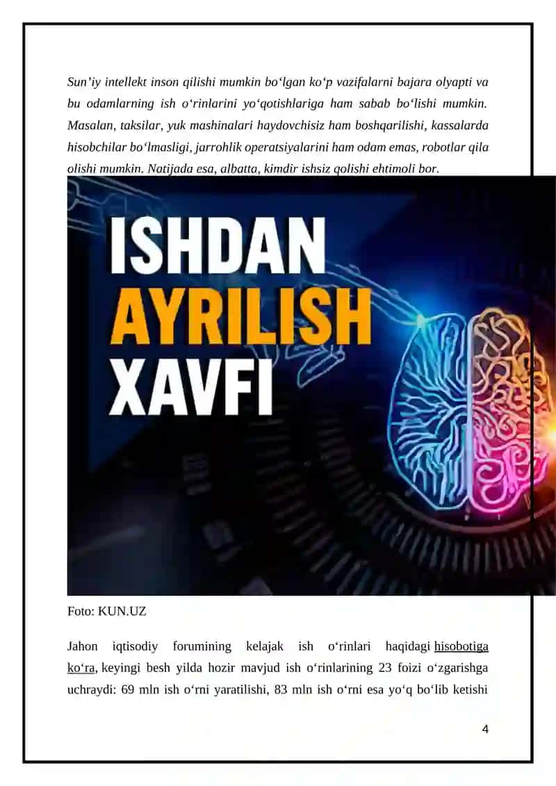 "Sun’iy intellekt:Fikrlaydigan mashinalar va ongli robotlar" 4