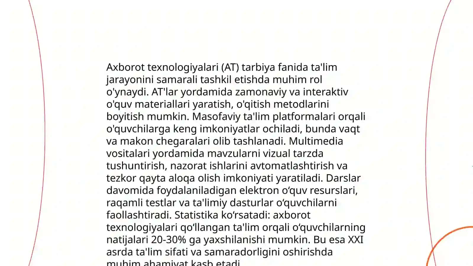 Tarbiya fanini oʻqitishda innovatsion yondashuv 4