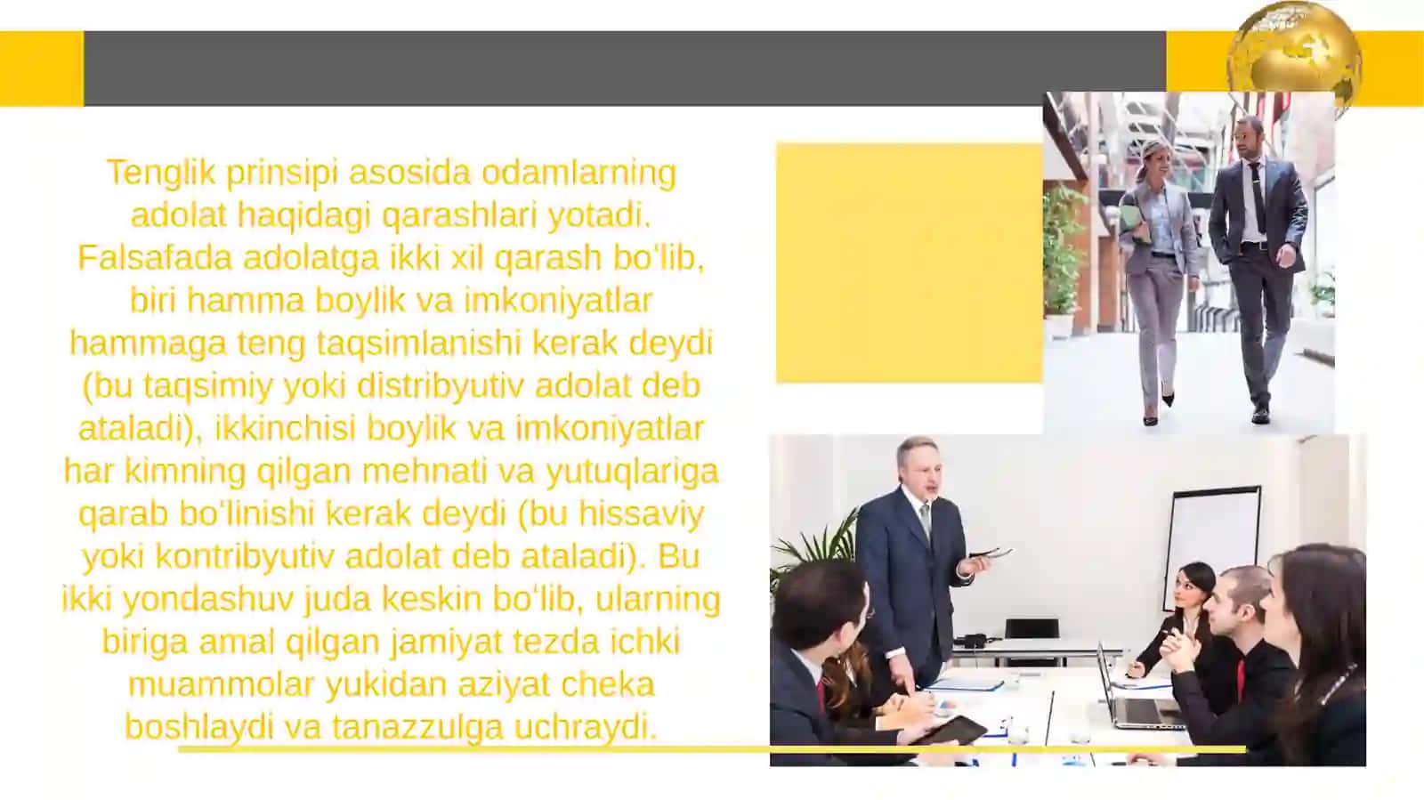 Ijtimoiiy Tenglik va Davlatning Mehnat Faoliyatini Rag'batlantirish Tadbirlari 4