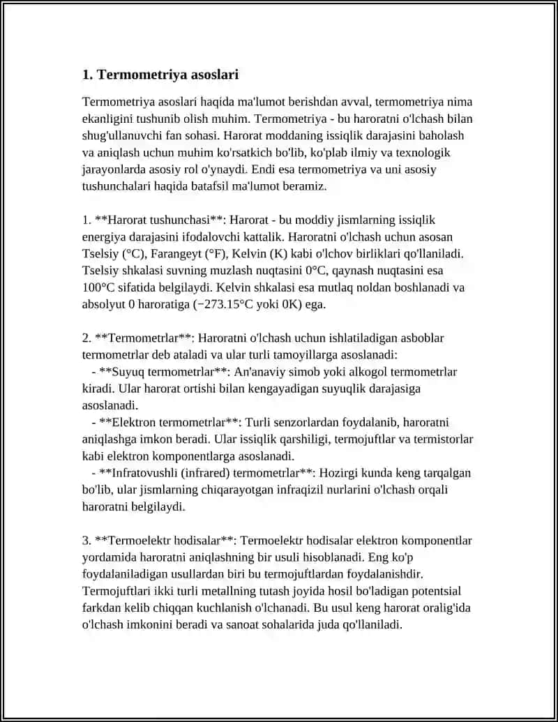 Termometriya. Termometr, termometrni zararsizlantirish va saqlash. Tana xaroratini o'lchash usullari. Tana xaroratini o'lchash va qayd qilish. Isitma haqida tushuncha. Isitma turlari 4