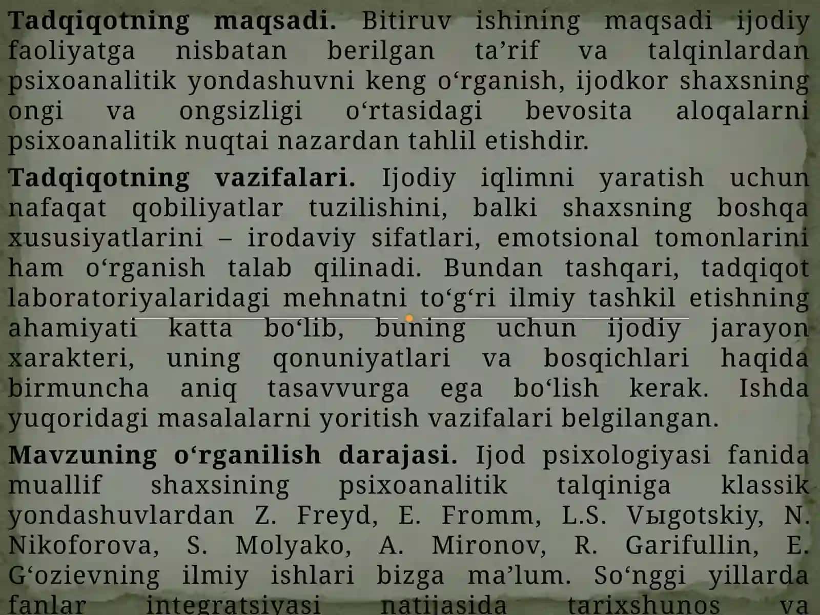 IJODNING PSIXOANALITIK TAHLILI VA MUALLIF SHAXSI TALQINI 4