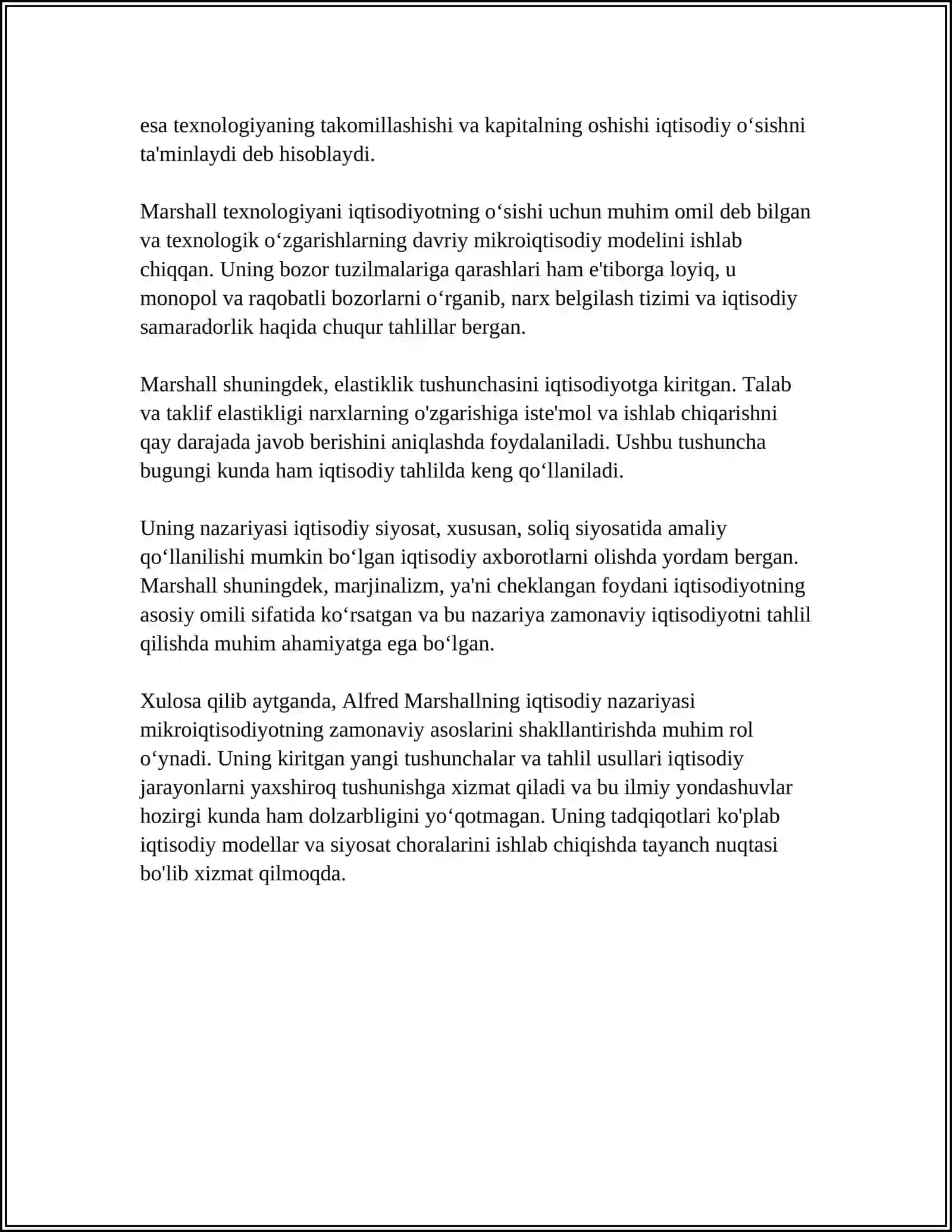 A.MARSHALLNING NARXLAR VA DAROMADLAR NAZARIYASI 4