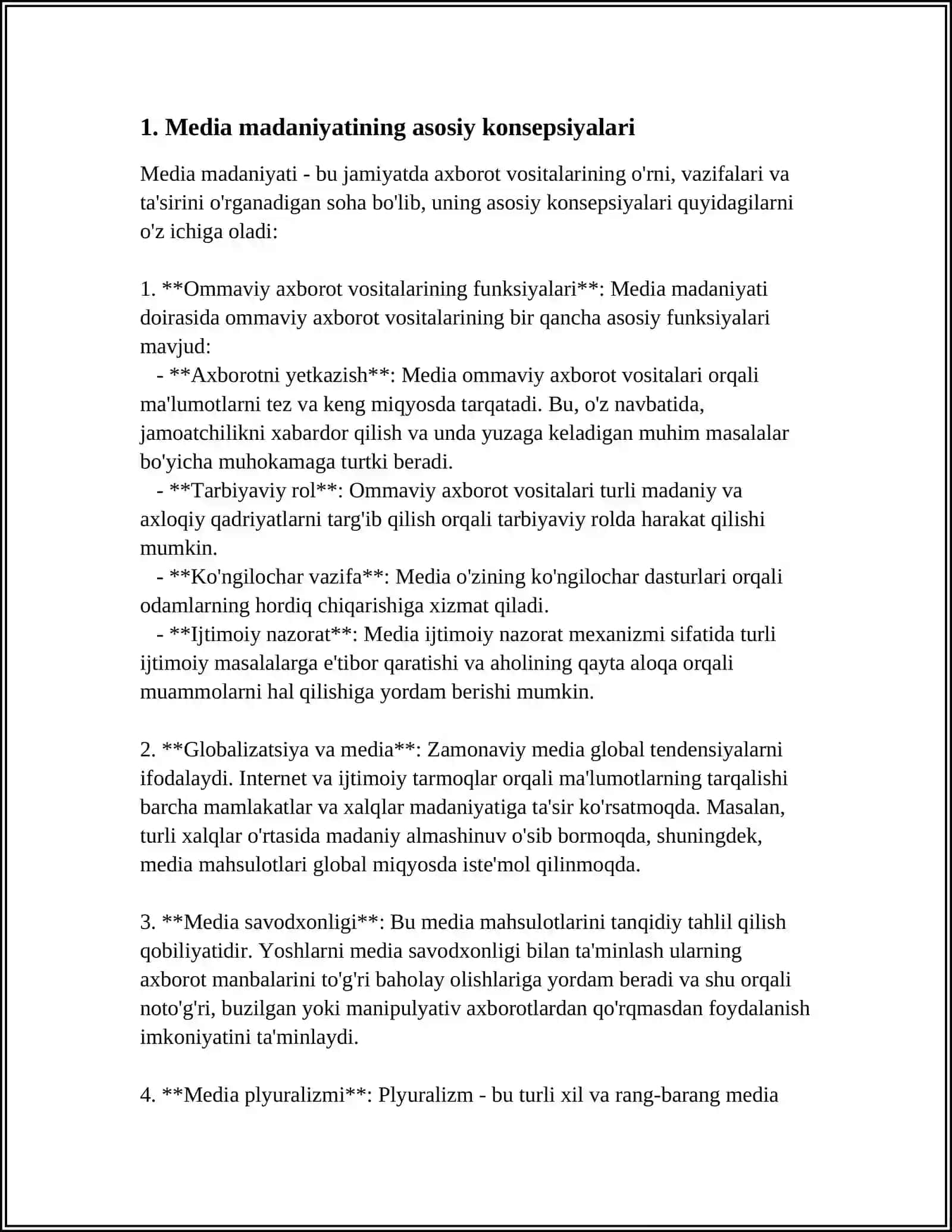 MEDIAMADANIYAT VA INOVATSION PEDAGOGIK TEXNOLOGIYALAR 4