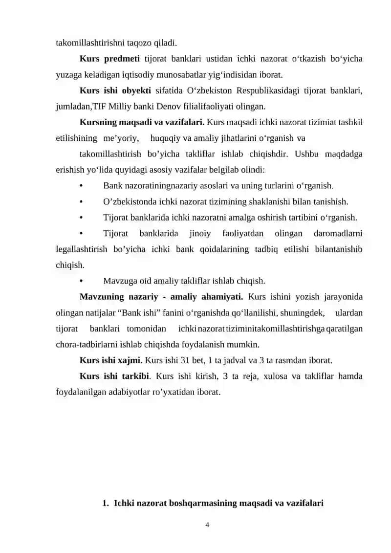 Byudjet tashkilotlarida ichki nazoratni tashkil etish 4