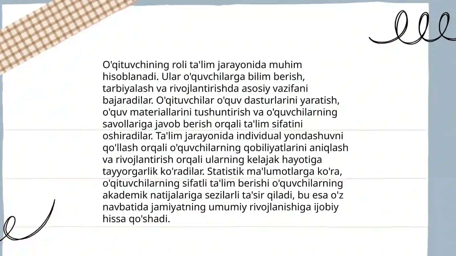 Maktabda bilim olish 4