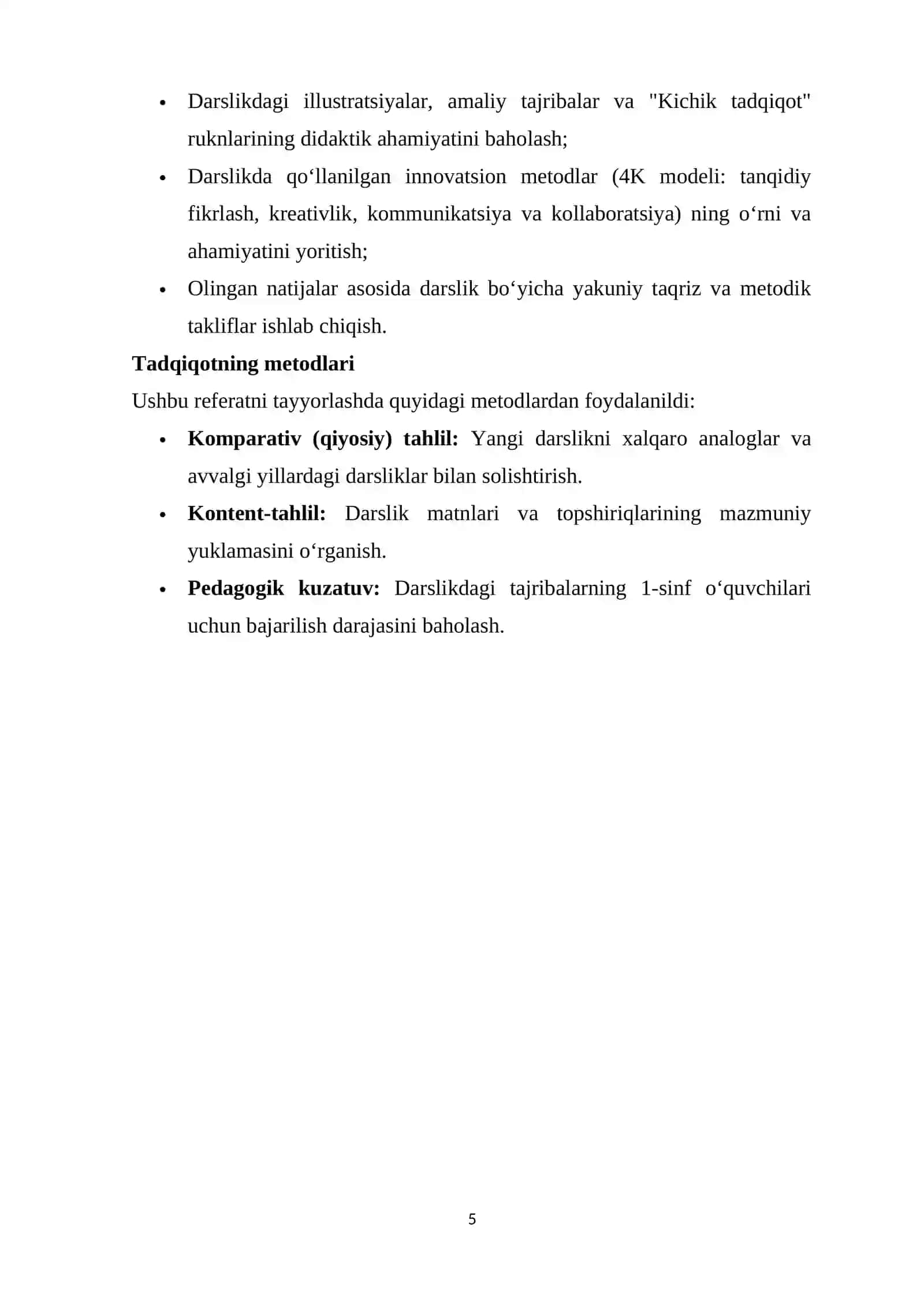 Boshlang‘ich ta’limda "Tabiiy fanlar"ni o‘qitishning nazariy asoslari 4