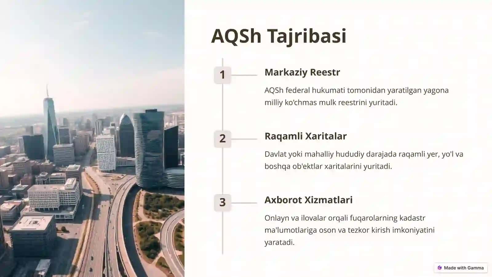 Xorijiy Mamlakatlardagi Davlat Kadastr Tizimlarining Tajribalari 4