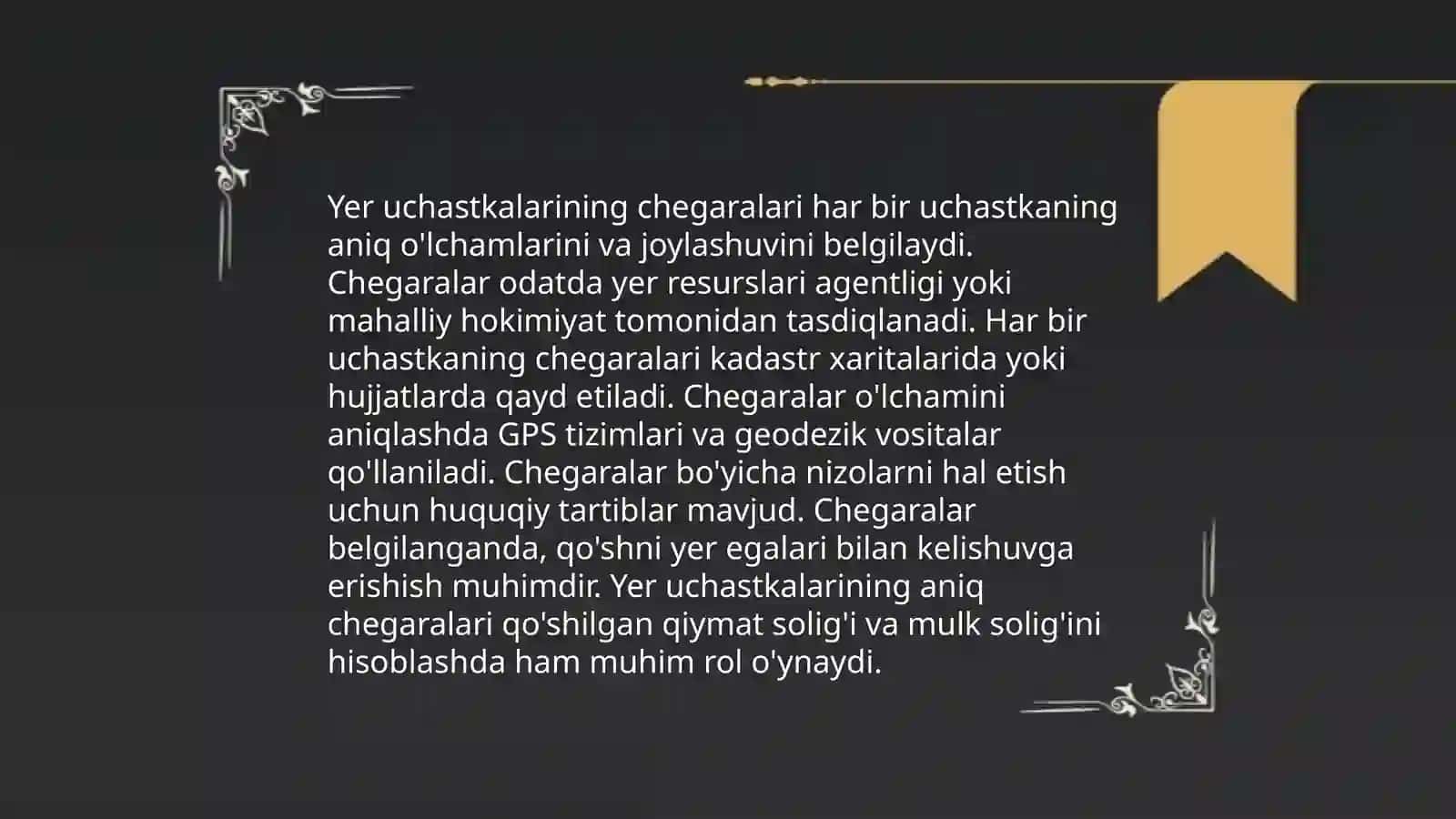 Yer uchastkalari kadastr pasporti 4
