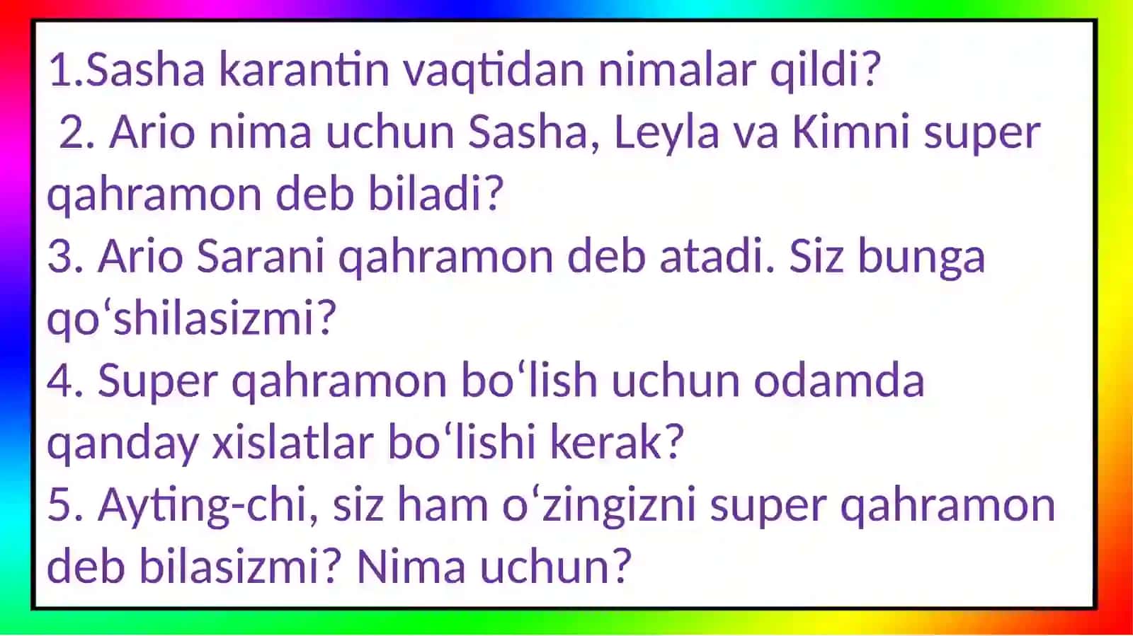 Sen mening qahramonimsan (2-qism) 4